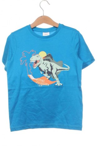 Dziecięcy T-shirt S.Oliver, Rozmiar 5-6y/ 116-122 cm, Kolor Niebieski, Cena 38,99 zł