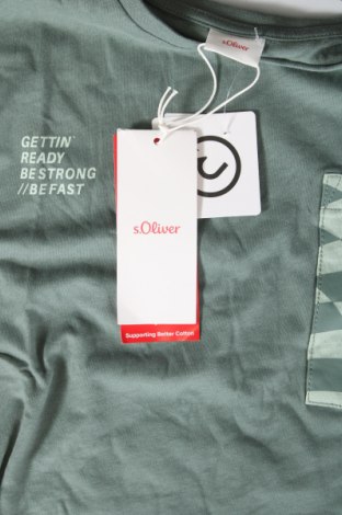 Tricou pentru copii S.Oliver, Mărime 13-14y/ 164-168 cm, Culoare Verde, Preț 31,99 Lei