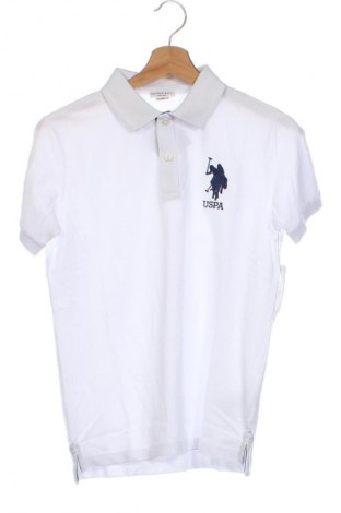 Kinder T-Shirt U.S. Polo Assn., Größe 13-14y/ 164-168 cm, Farbe Weiß, Preis € 12,29