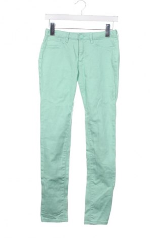 Dziecięce jeansy Gap Kids, Rozmiar 12-13y/ 158-164 cm, Kolor Zielony, Cena 22,99 zł