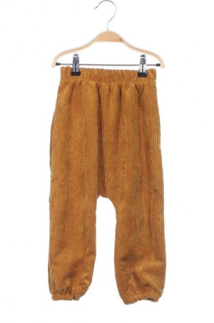 Pantaloni de catifea reiată, pentru copii, Mărime 2-3y/ 98-104 cm, Culoare Galben, Preț 55,99 Lei