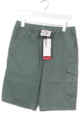 Kinder Shorts S.Oliver, Größe 11-12y/ 152-158 cm, Farbe Grün, Preis 9,29 €