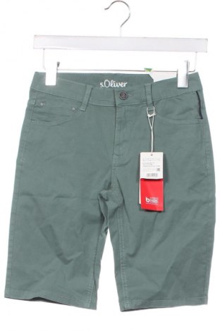 Pantaloni scurți pentru copii S.Oliver, Mărime 10-11y/ 146-152 cm, Culoare Verde, Preț 56,99 Lei