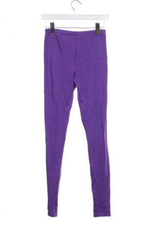 Dziecięce legginsy H&M, Rozmiar 14-15y/ 168-170 cm, Kolor Fioletowy, Cena 13,99 zł