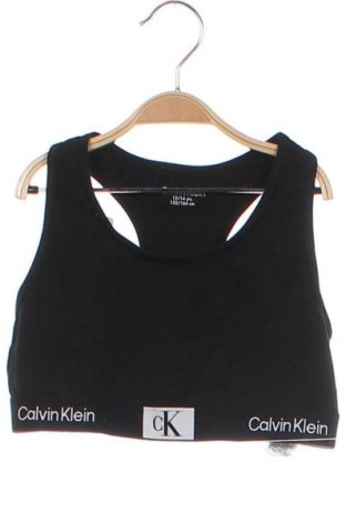 Gyerek trikó Calvin Klein, Méret 11-12y / 152-158 cm, Szín Fekete, Ár 13 531 Ft