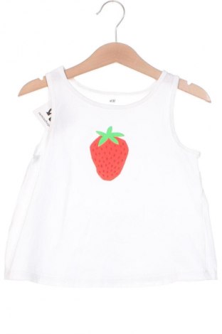 Kinder Top H&M, Größe 4-5y/ 110-116 cm, Farbe Weiß, Preis € 2,99