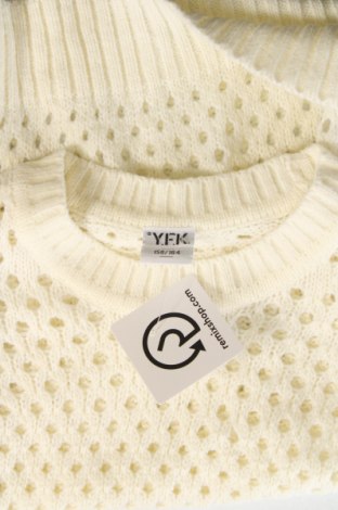 Kinderpullover Y.F.K., Größe 12-13y/ 158-164 cm, Farbe Ecru, Preis € 7,49