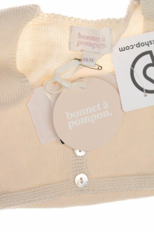 Παιδικό  μπολερό Bonnet A Pompon, Μέγεθος 12-18m/ 80-86 εκ., Χρώμα  Μπέζ, Τιμή 5,99 €