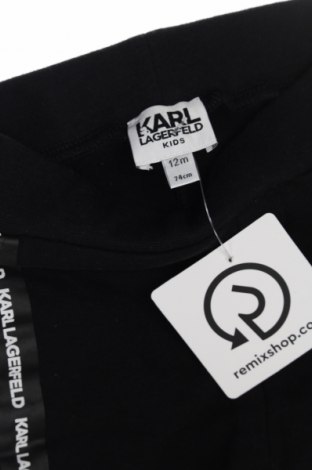 Pantaloni de trening, pentru copii Karl Lagerfeld, Mărime 9-12m/ 74-80 cm, Culoare Negru, Preț 234,49 Lei