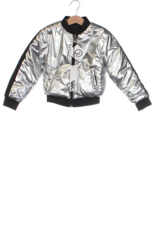 Kinderjacke Karl Lagerfeld, Größe 3-4y/ 104-110 cm, Farbe Grau, Preis 147,79 €