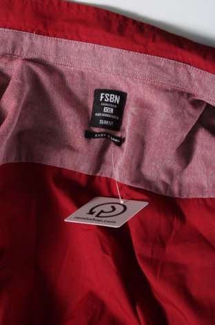 Herrenhemd FSBN, Größe XXL, Farbe Rot, Preis € 4,99