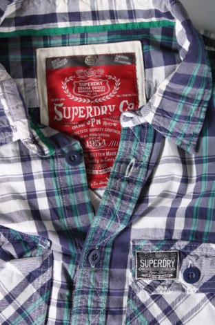 Cămașă de bărbați Superdry, Mărime XL, Culoare Albastru, Preț 76,53 Lei