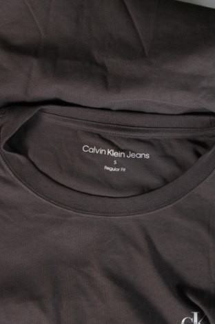 Ανδρικό t-shirt Calvin Klein, Μέγεθος S, Χρώμα Γκρί, Τιμή 23,99 €