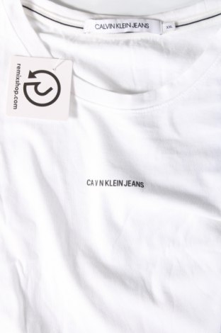 Ανδρικό t-shirt Calvin Klein Jeans, Μέγεθος XXL, Χρώμα Λευκό, Τιμή 31,99 €