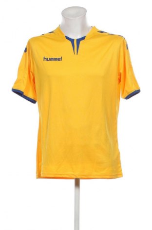 Ανδρικό t-shirt Hummel, Μέγεθος XL, Χρώμα Κίτρινο, Τιμή 6,99 €