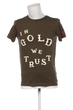 Pánské tričko  In Gold We Trust, Velikost XS, Barva Zelená, Cena  165,00 Kč