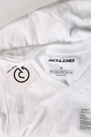 Męski T-shirt Jack & Jones, Rozmiar M, Kolor Biały, Cena 34,99 zł