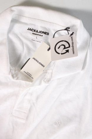 Мъжка тениска Jack & Jones, Размер L, Цвят Бял, Цена 33,49 лв.