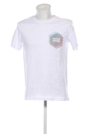 Ανδρικό t-shirt Jack & Jones, Μέγεθος L, Χρώμα Λευκό, Τιμή 9,99 €