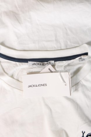 Ανδρικό t-shirt Jack & Jones, Μέγεθος XXL, Χρώμα Λευκό, Τιμή 13,49 €