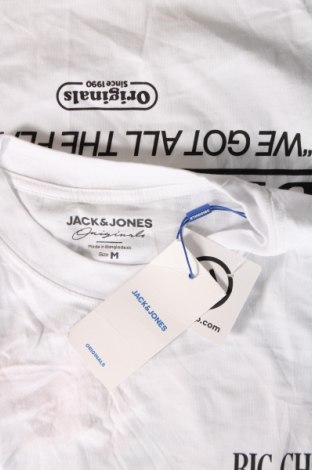 Мъжка тениска Jack & Jones, Размер M, Цвят Бял, Цена 10,49 лв.