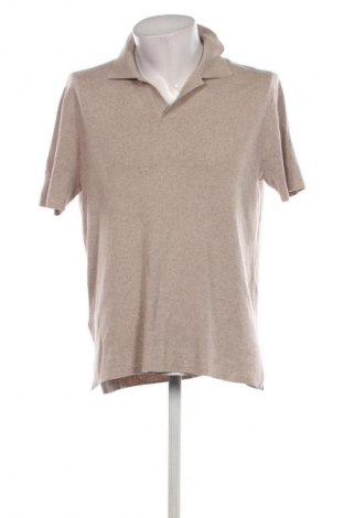 Herren T-Shirt Mango, Größe L, Farbe Beige, Preis € 6,49