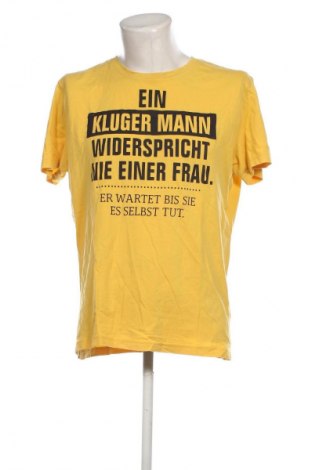 Herren T-Shirt Much More, Größe XL, Farbe Gelb, Preis 9,29 €