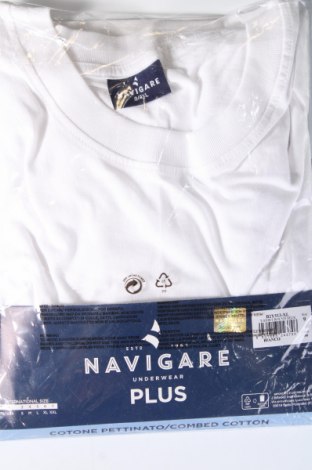 Ανδρικό t-shirt Navigare, Μέγεθος 4XL, Χρώμα Λευκό, Τιμή 13,49 €