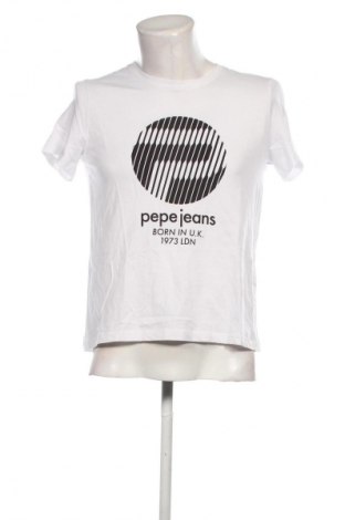 Herren T-Shirt Pepe Jeans, Größe M, Farbe Weiß, Preis 17,79 €