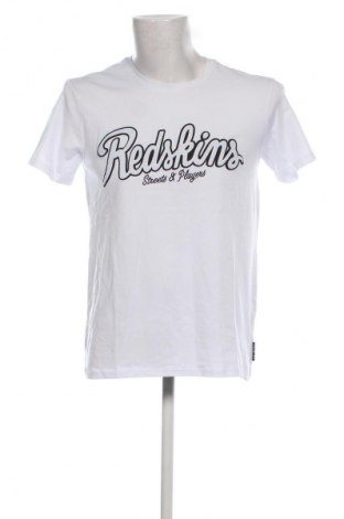 Ανδρικό t-shirt Redskins, Μέγεθος L, Χρώμα Λευκό, Τιμή 13,29 €