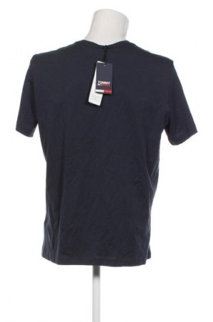 Męski T-shirt Tommy Hilfiger, Rozmiar XL, Kolor Niebieski, Cena 133,99 zł