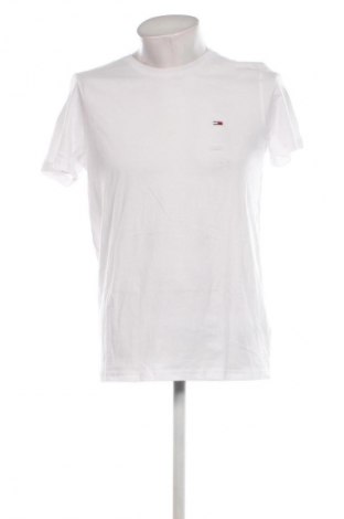 Herren T-Shirt Tommy Jeans, Größe M, Farbe Weiß, Preis € 21,99