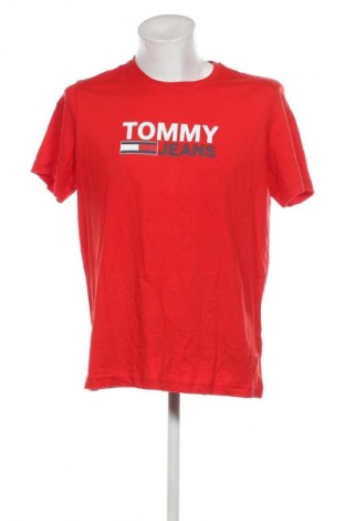 Pánske tričko  Tommy Jeans, Veľkosť L, Farba Červená, Cena  26,95 €