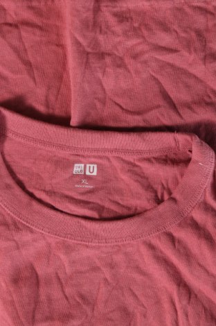 Herren T-Shirt Uniqlo, Größe XL, Farbe Aschrosa, Preis € 9,99