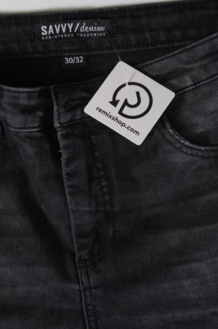 Pánské džíny  Savvy Denim, Velikost M, Barva Šedá, Cena  119,00 Kč