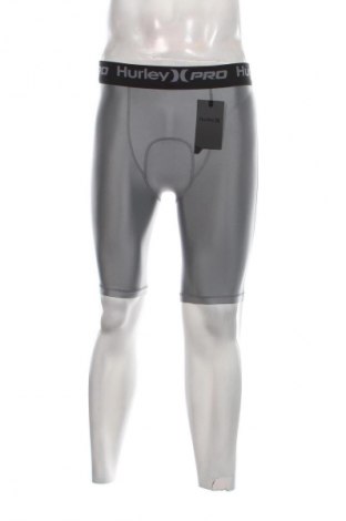 Herren Leggings Hurley, Größe S, Farbe Grau, Preis € 12,49