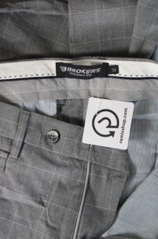 Herrenhose Brokers, Größe M, Farbe Grau, Preis € 5,99