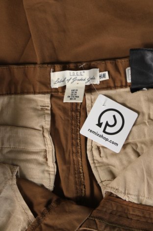 Herrenhose H&M L.O.G.G., Größe L, Farbe Braun, Preis € 20,29