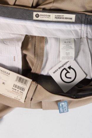 Herrenhose Haggar, Größe XL, Farbe Beige, Preis € 14,49