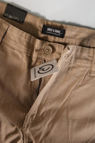 Herrenhose Only & Sons, Größe M, Farbe Beige, Preis 13,79 €