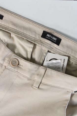 Herrenhose Only & Sons, Größe L, Farbe Beige, Preis € 17,49