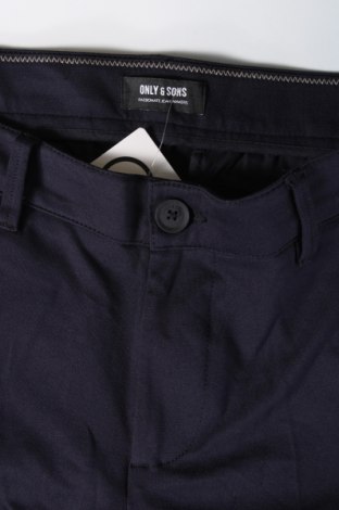 Pantaloni de bărbați Only & Sons, Mărime L, Culoare Albastru, Preț 95,99 Lei