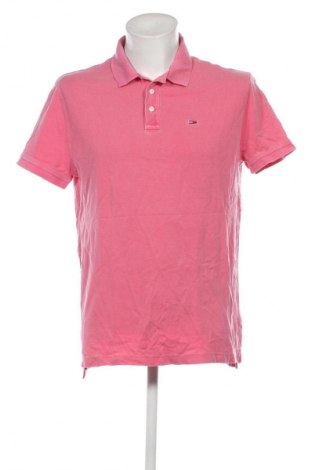 Herren T-Shirt Tommy Jeans, Größe L, Farbe Rosa, Preis 30,99 €