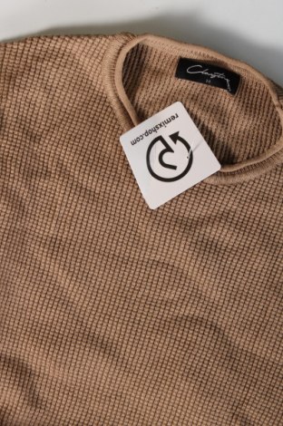 Herrenpullover, Größe M, Farbe Beige, Preis 8,49 €