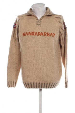 Herrenpullover Nangaparbat, Größe L, Farbe Beige, Preis € 10,99