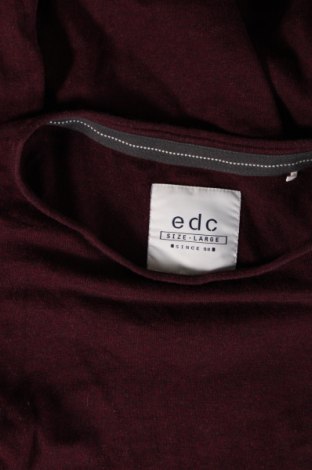 Мъжки пуловер Edc By Esprit, Размер L, Цвят Червен, Цена 15,99 лв.