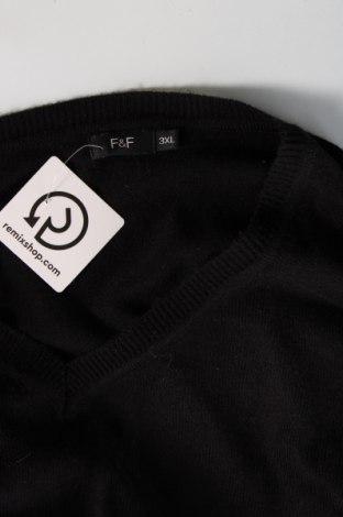 Herrenpullover F&F, Größe 3XL, Farbe Schwarz, Preis € 6,99