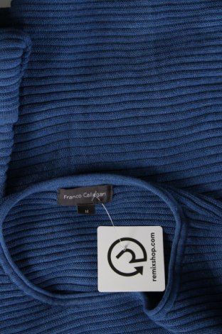 Herrenpullover Franco Callegari, Größe M, Farbe Blau, Preis 8,49 €