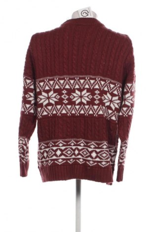 Herrenpullover John Baner, Größe M, Farbe Rot, Preis € 7,99