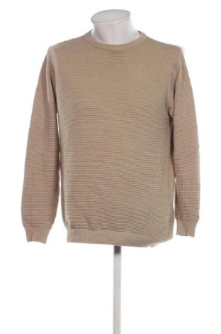 Męski sweter Pull&Bear, Rozmiar M, Kolor Beżowy, Cena 36,99 zł